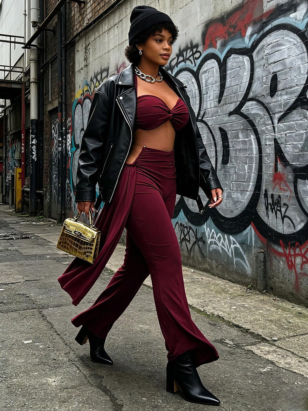 Women's Two Piece Outfits Crop Top and Flare Pants Set Club Going Out | Crop Top, Flare Pants Set, Going Out Sets, Two Piece Sets for Women Going Out, Two Piece Concert Outfits, Sexy Club Outfits