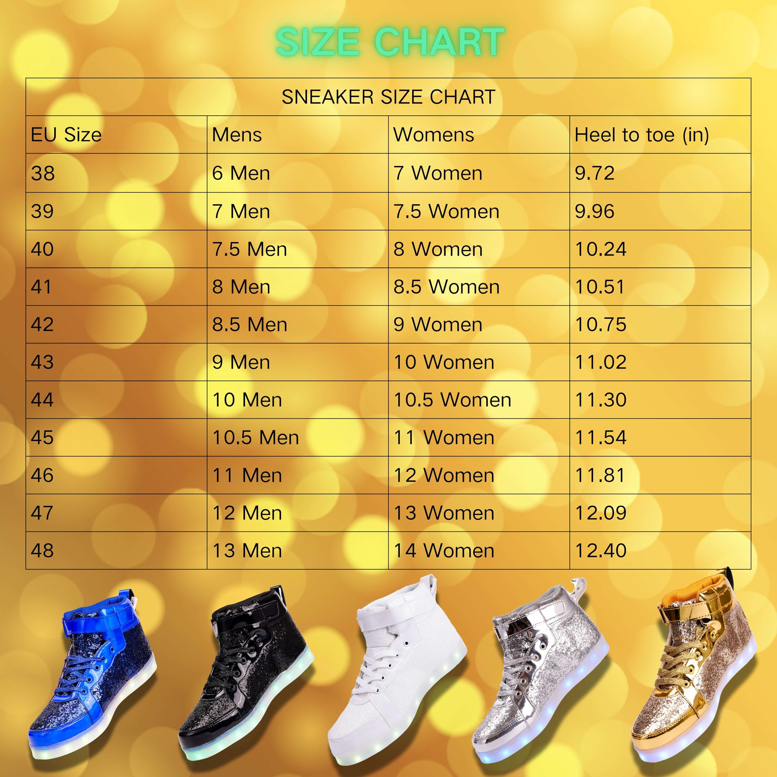 Glitter Led Shoes Light Up Shoes High Top Sneakers for Women Men Flashing Dancing Shoes for Halloween Christmas Party with USB Charging