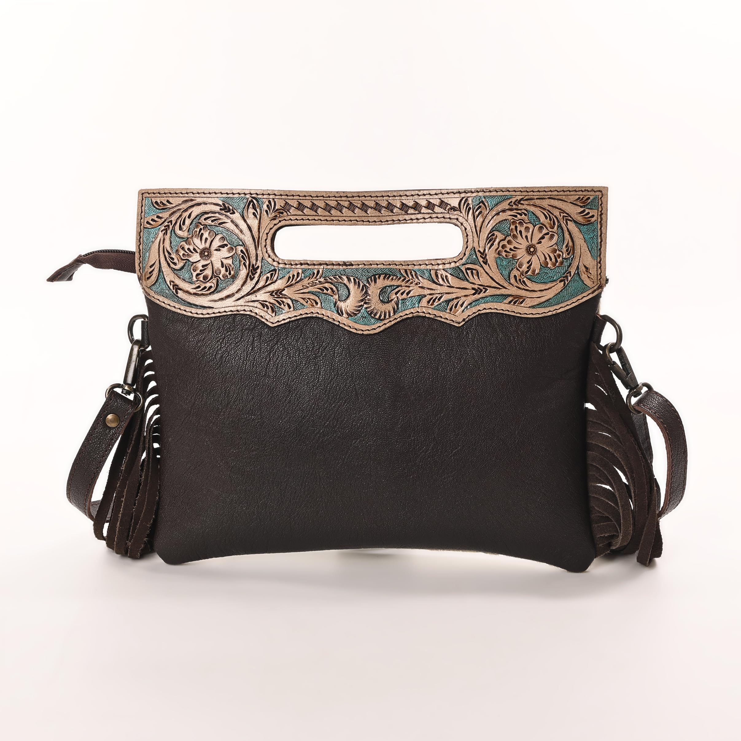 Women Natural Cowhide Leather Crossbody Sling Bag With Adjustable Detachable Strap | Shoulder Bag | Handbag