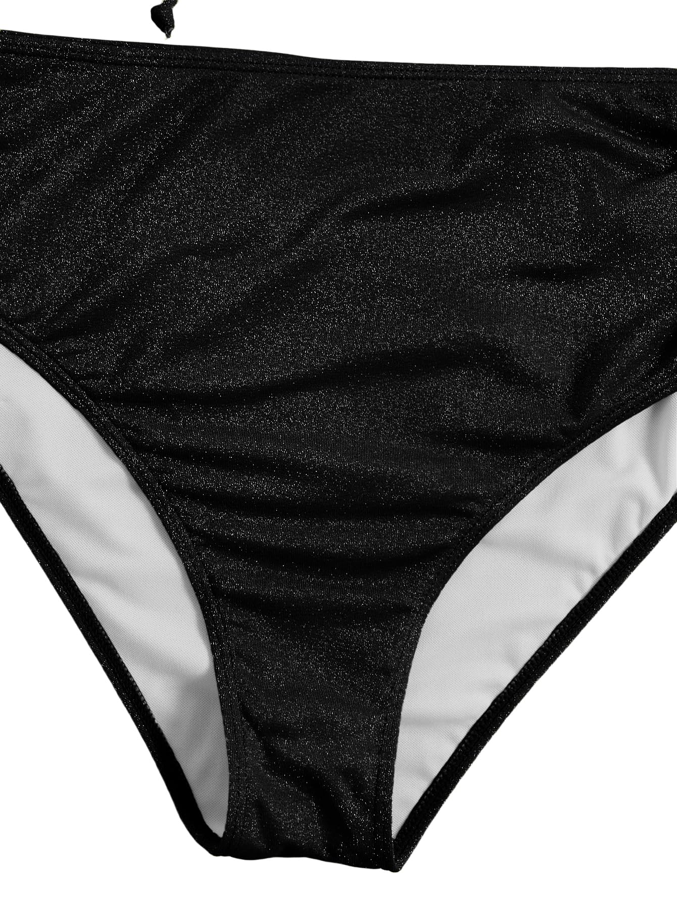 SOLY HUX Womens Plus Size Two Piece Bathing Suit Bikini Swimsuit | Tummy Control, High Waisted Bikini Sets, Adjustable Tie String, Sexy