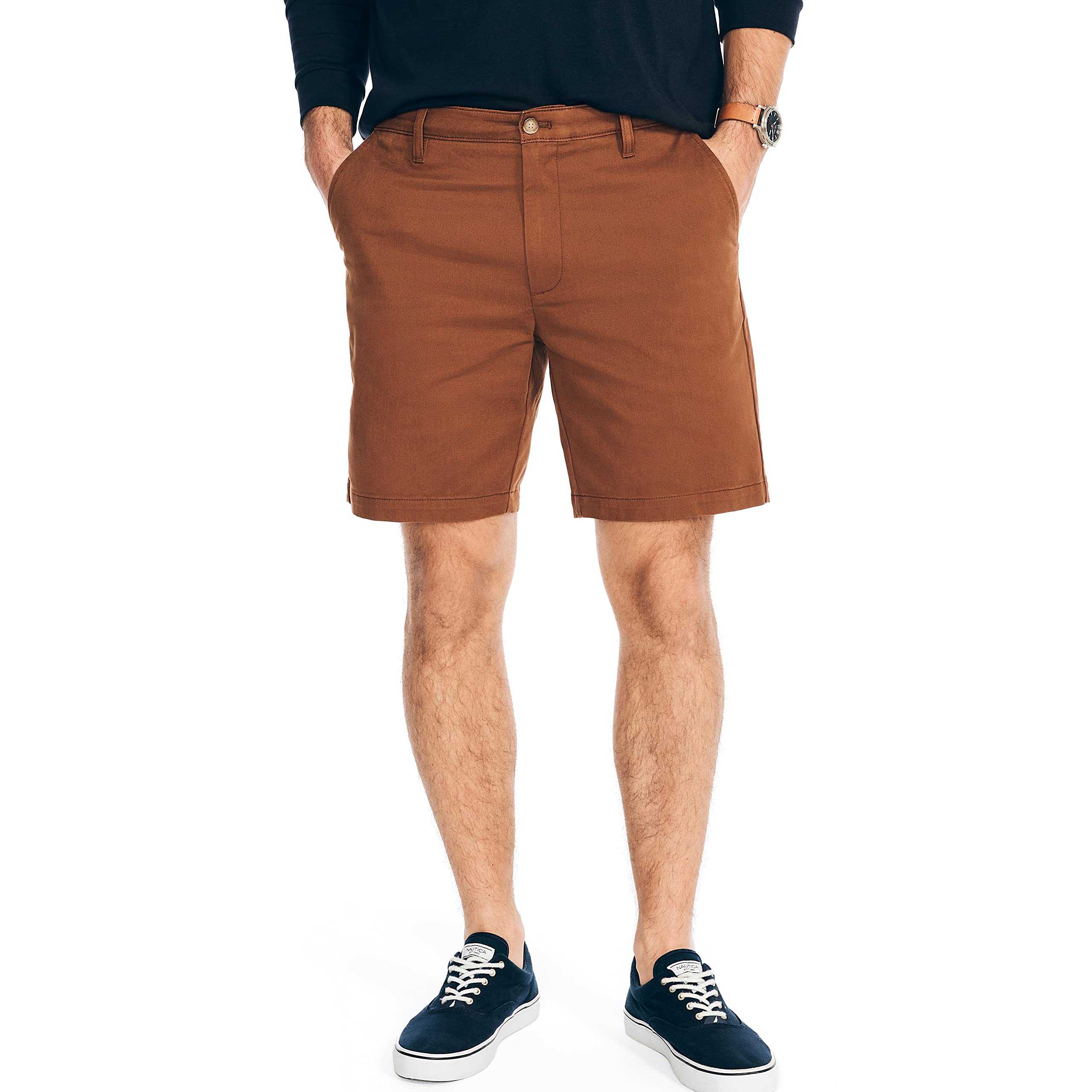 Nautica Mens Nautica 8.5" Deck Short