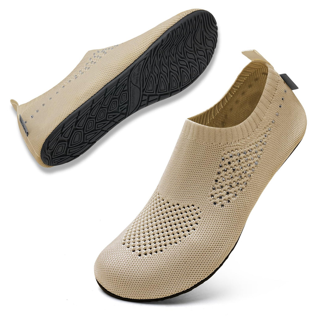 WateLves Womens Barefoot Water Shoes Travel House Slippers for Indoor and Outdoor Aqua Socks for Beach Swim Surf Yoga Dancing Camping Must Haves