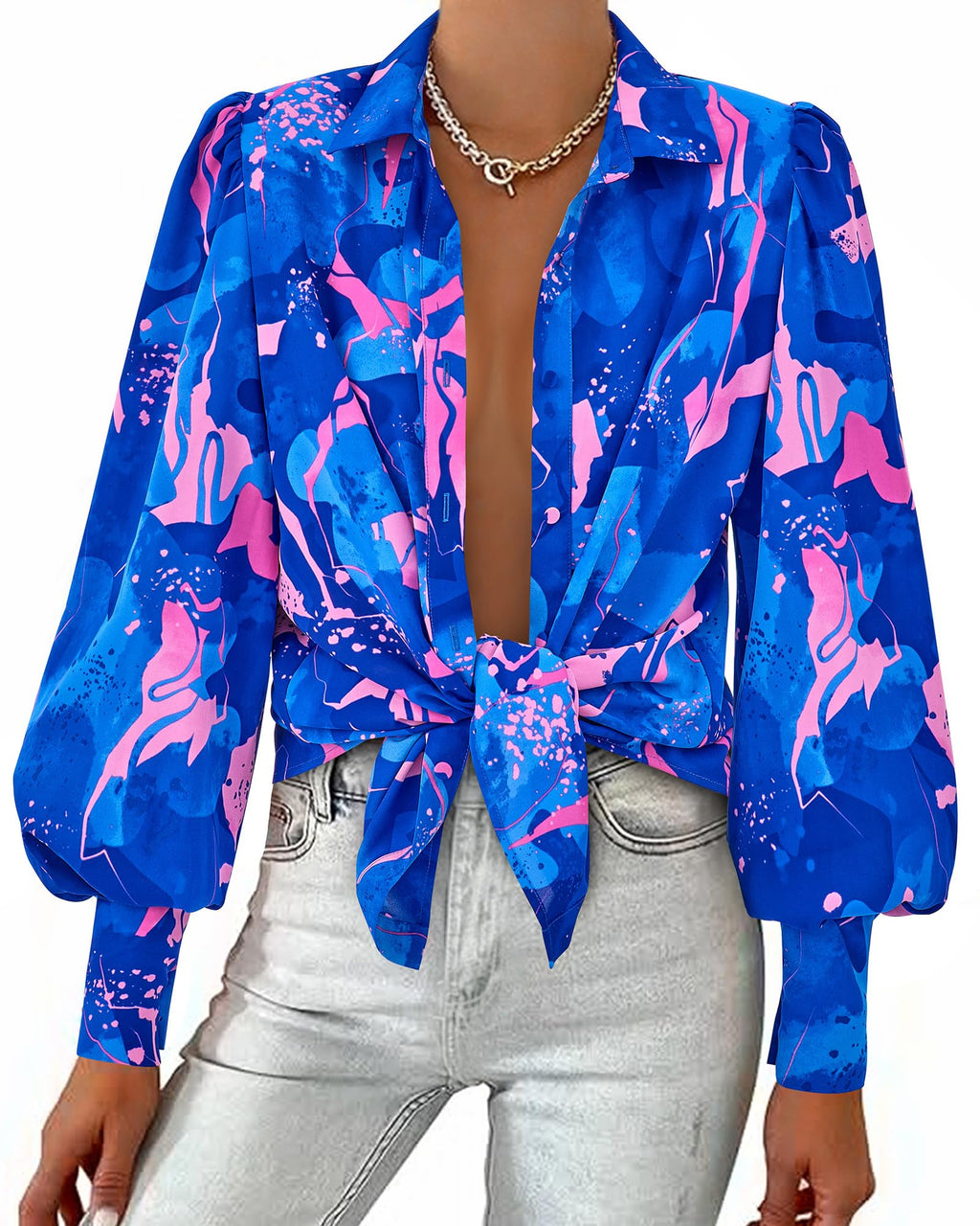 BTFBM Blouses for Women Dressy Casual Long Sleeve Shirts | Lapel V Neck Button Down Shirt, Boho Tops, Disco Outfits, Business Casual Blouse, Fashion Clothing, Summer Fall Clothes 2026