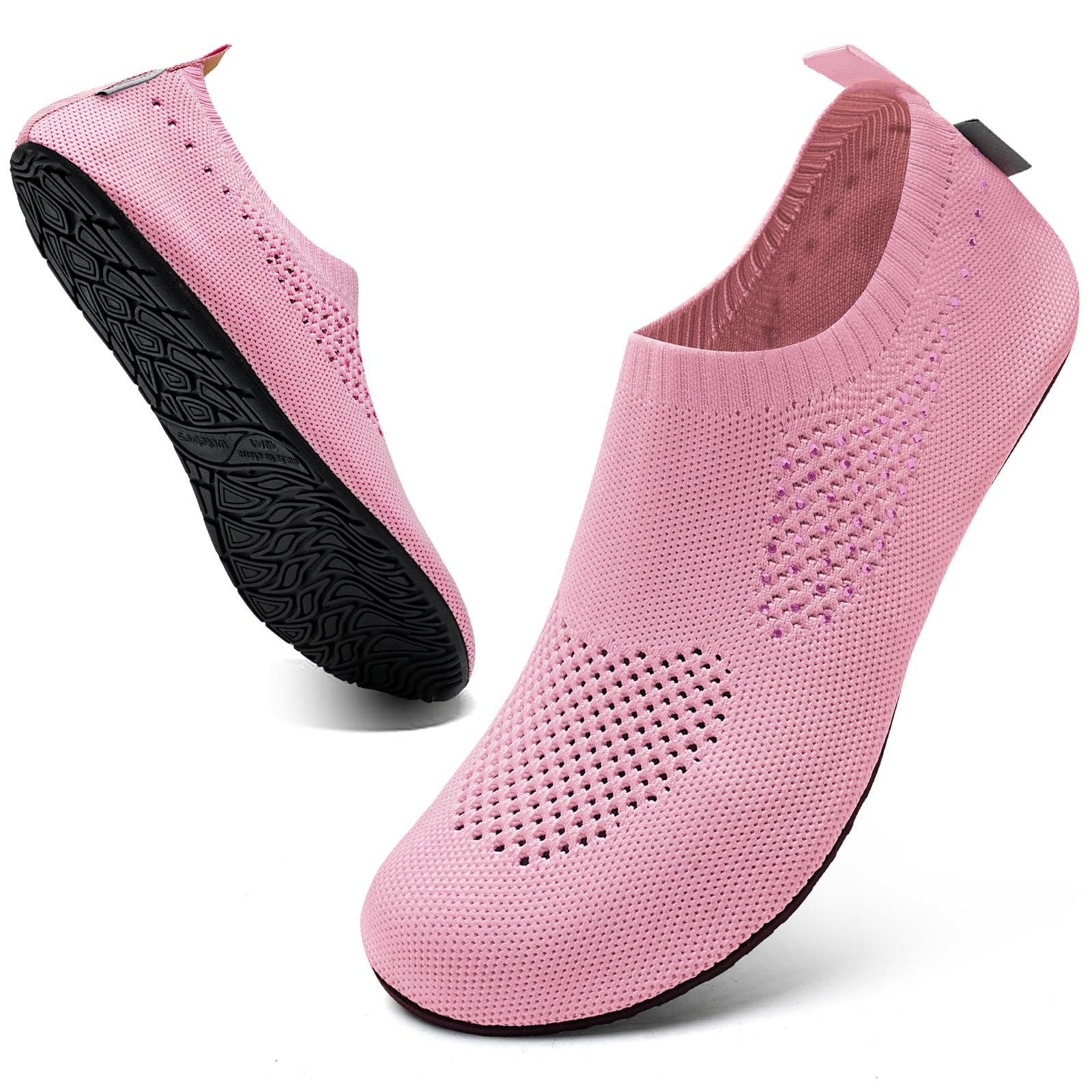 WateLves Womens Barefoot Water Shoes Travel House Slippers for Indoor and Outdoor Aqua Socks for Beach Swim Surf Yoga Dancing Camping Must Haves