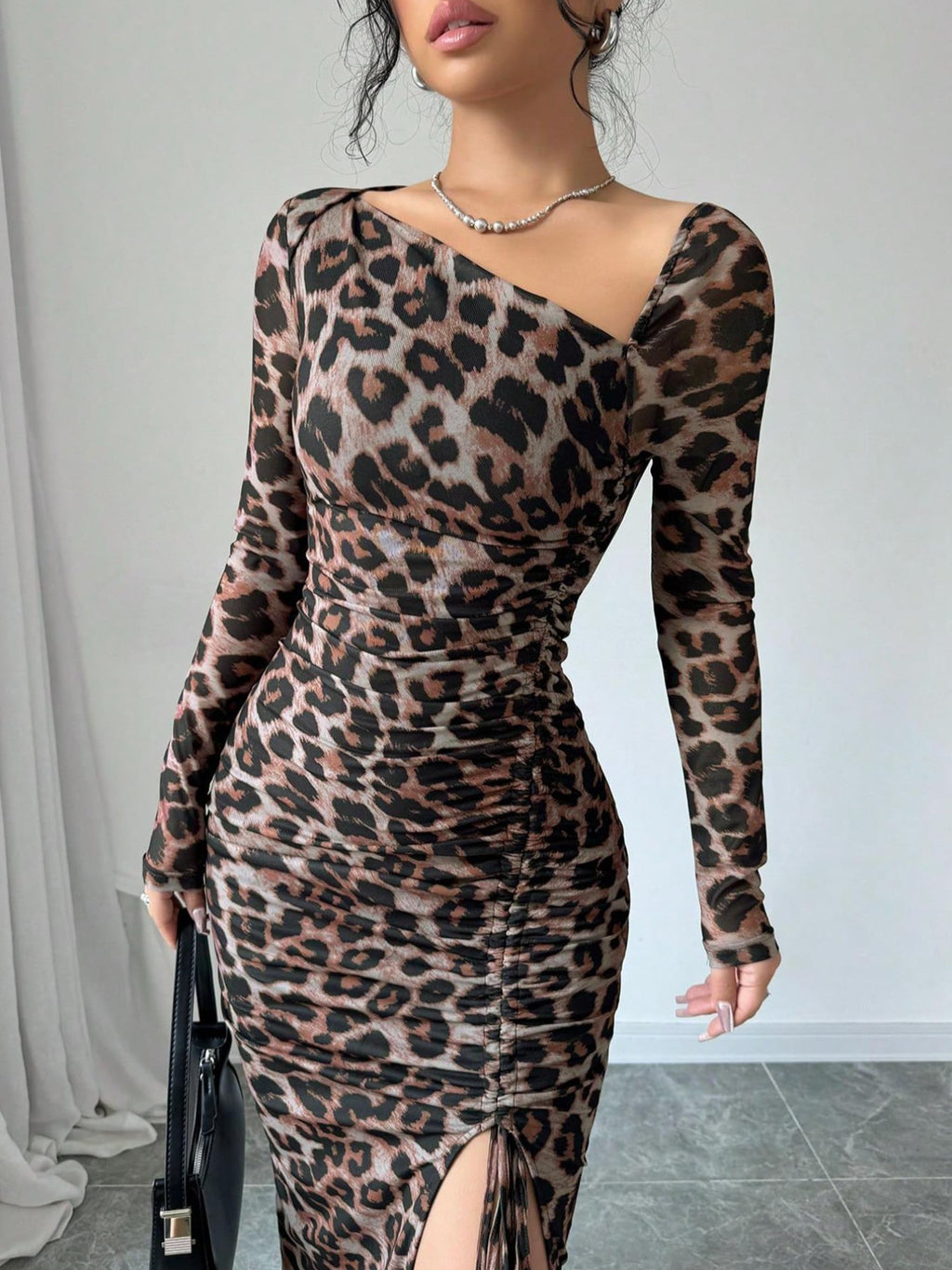 Figdaw Sequin Midi Dress for Women Formal,Evening Cocktail,Wedding Guest,Galas
