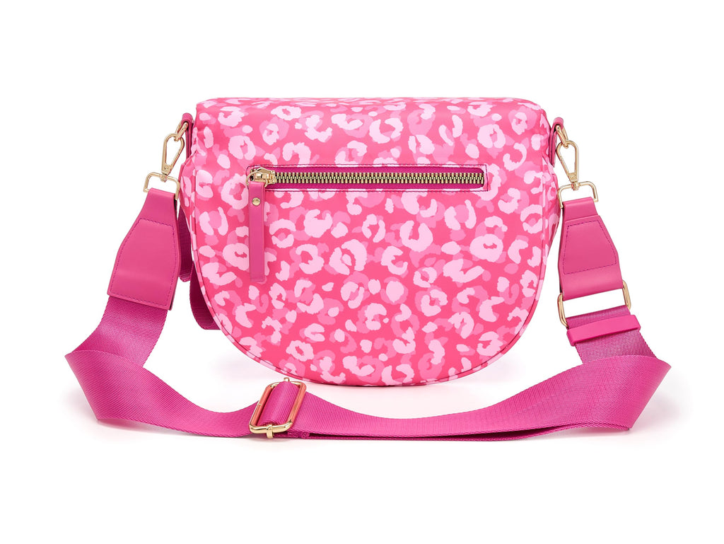 FEIBOON Spacious Nylon Crossbody Bag Bum Bag Handbags Wallets Purses Trendy Shoulder Bag for Women
