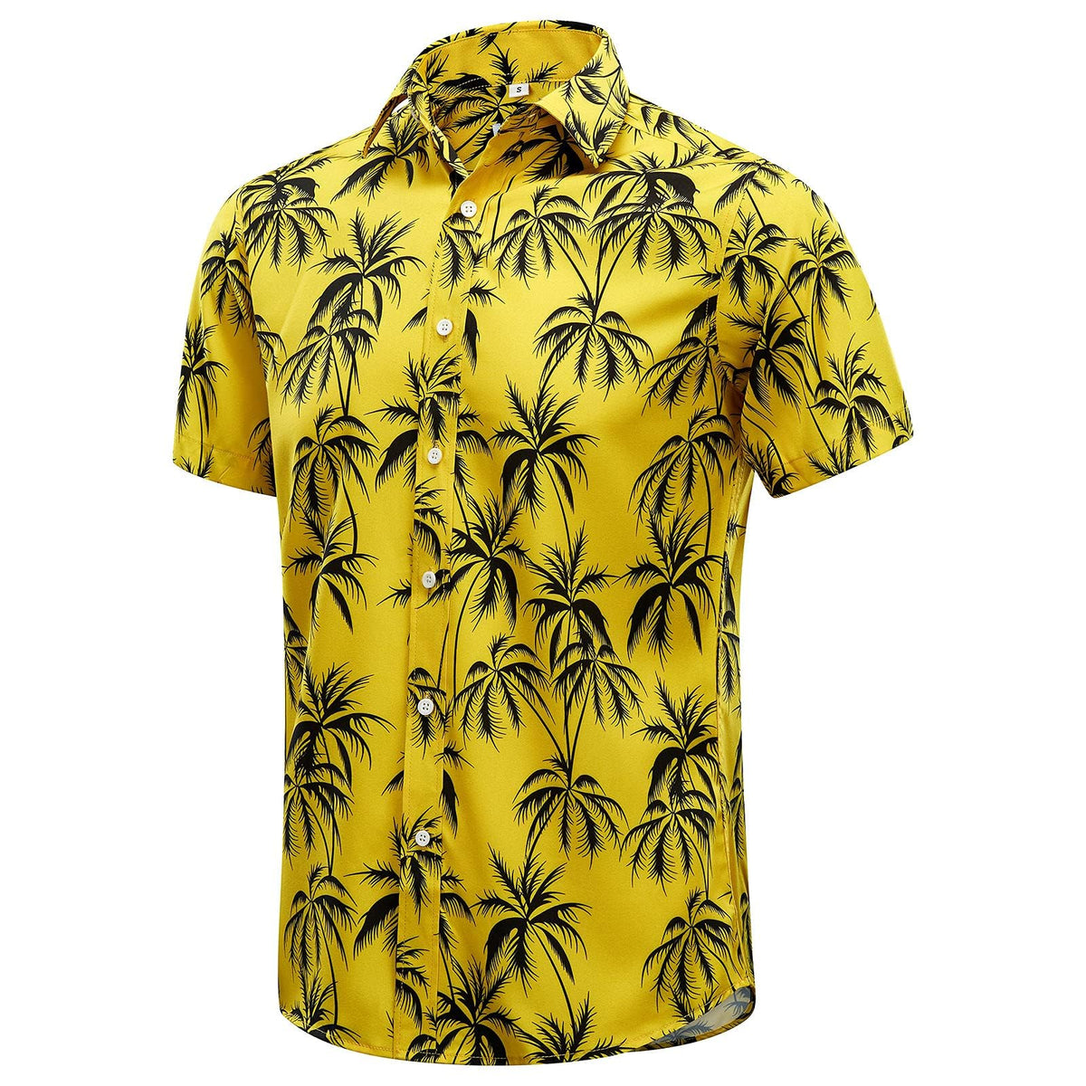EUOW Men's Hawaiian Shirt Short Sleeve Printed Button Down Beach Shirts