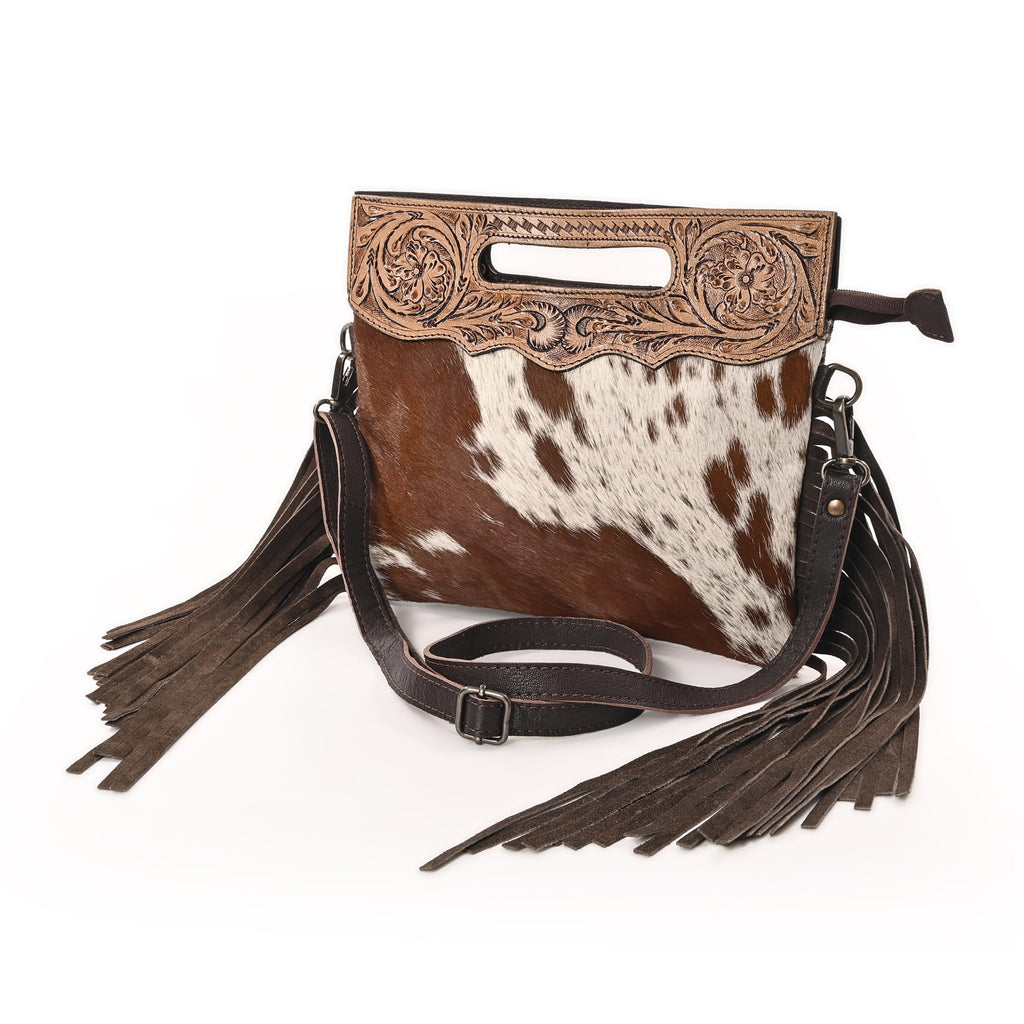 Women Natural Cowhide Leather Crossbody Sling Bag With Adjustable Detachable Strap | Shoulder Bag | Handbag