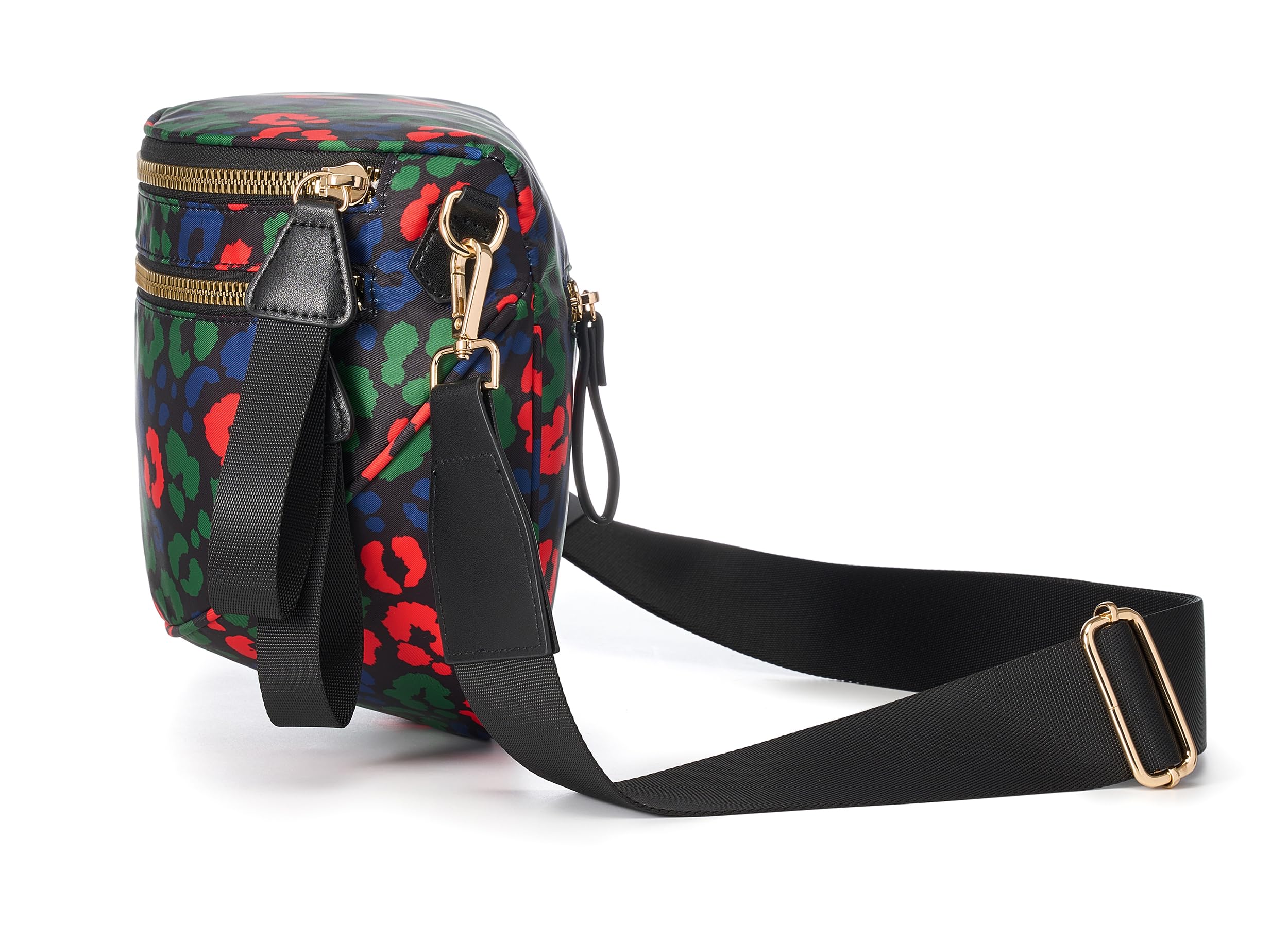 FEIBOON Spacious Nylon Crossbody Bag Bum Bag Handbags Wallets Purses Trendy Shoulder Bag for Women