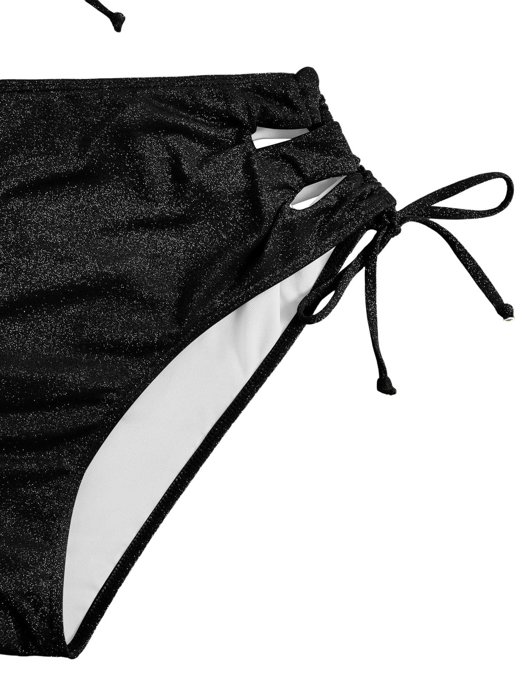 SOLY HUX Womens Plus Size Two Piece Bathing Suit Bikini Swimsuit | Tummy Control, High Waisted Bikini Sets, Adjustable Tie String, Sexy