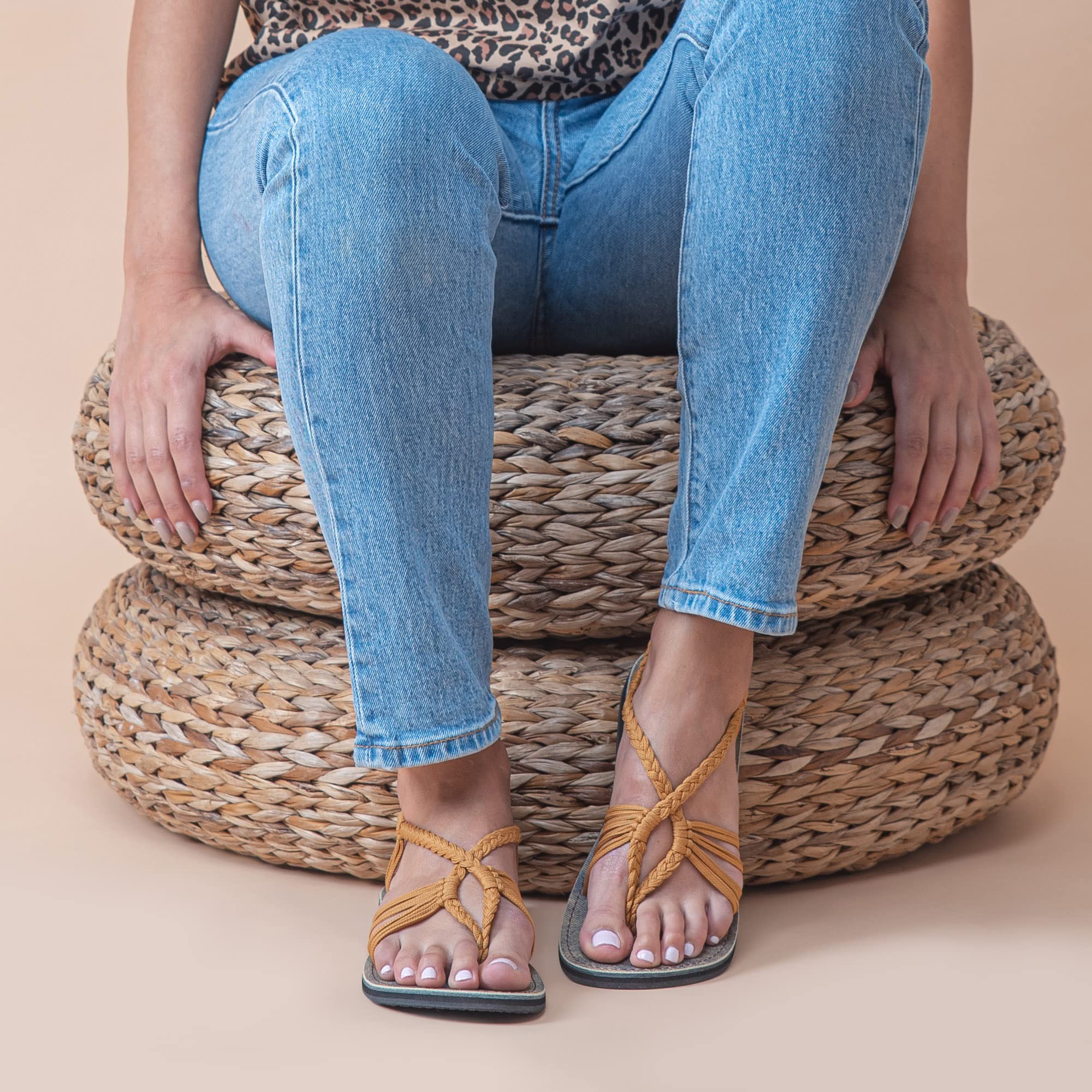 Plaka Seashell Comfortable Womens Sandals | Strappy Sandals for Women, Dressy Style Perfect for Beach Walk and Poolside