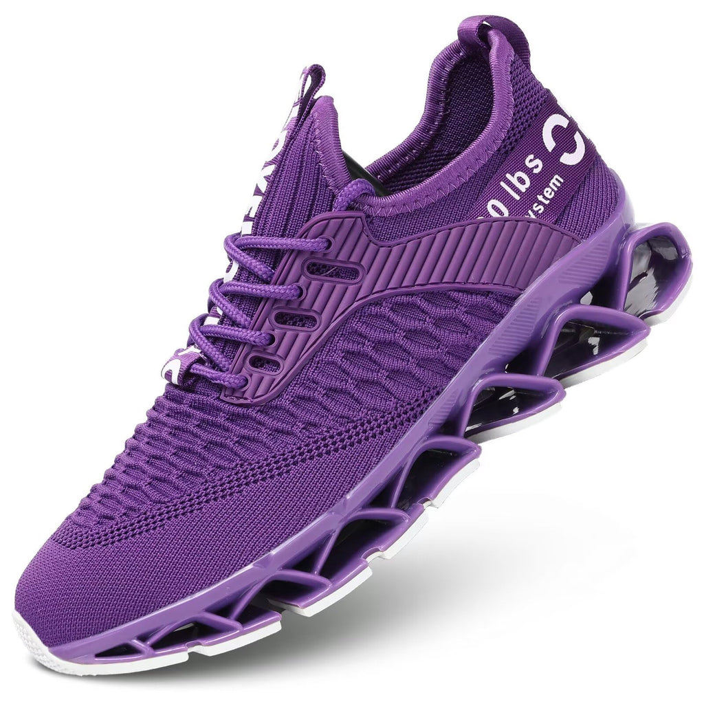 Wrezatro Women's Slip on Walking Running Shoes Blade Tennis Casual Fashion Sneakers Comfort Non Slip Work Sport Athletic Trainer