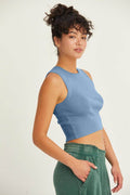 HYFVE Ribbed Knit Cropped Tank Top for Casual Style