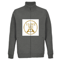 I Love Me Recycled blend Unisex Full-zip Sweatshirt | SOL'S Cooper 04240 Grey Melange