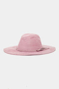 Fame Braided Faux Suede Hat for Chic Style and Comfort