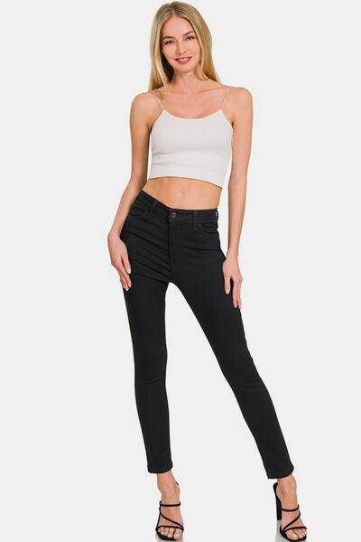 Zenana High Rise Skinny Jeans with Pockets for Women