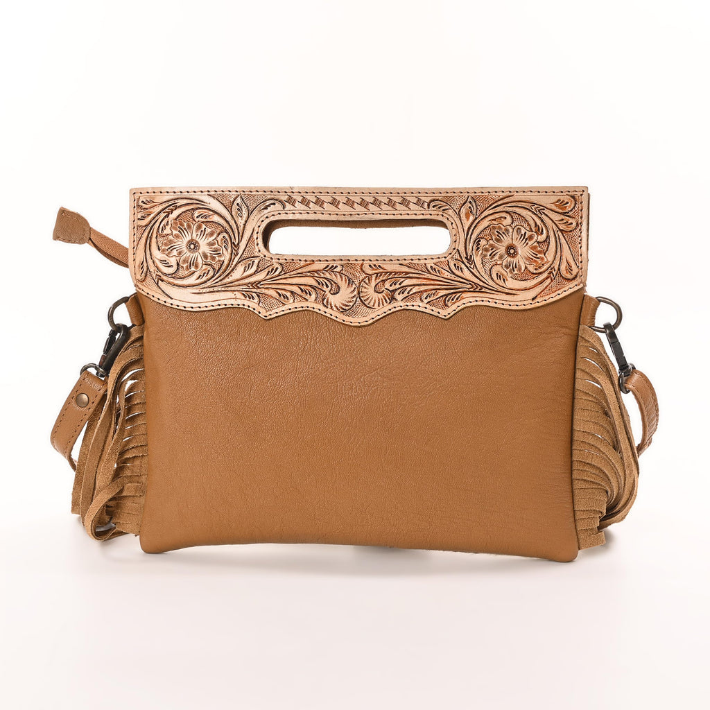 Women Natural Cowhide Leather Crossbody Sling Bag With Adjustable Detachable Strap | Shoulder Bag | Handbag