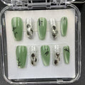 1048- Handmade press on nails fake nails removable Handmade Drawing Nails