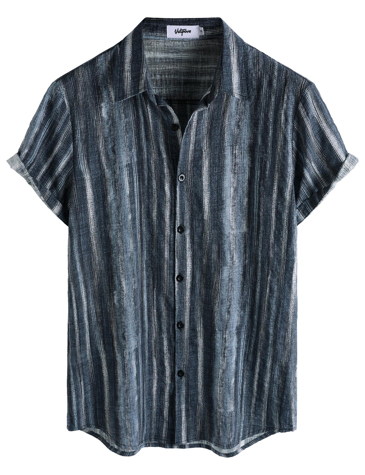 VATPAVE Mens Short Sleeve Button Down Shirts Summer Hawaiian Shirt | Casual Beach Resort Wear, Vintage, Floral Flower Tropical Print, Regular Fit, Holiday, Vacation, Country Concert