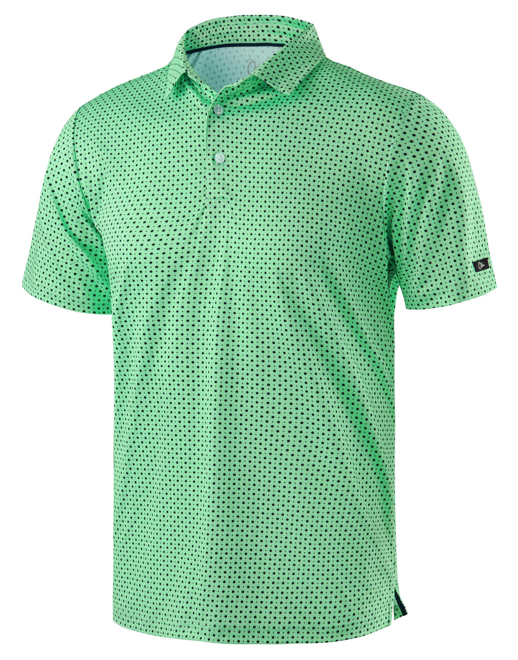 Obla Men's Golf Polo Shirts Print Short Sleeve Dry Fit Collared Shirt | Moisture Wicking, Performance, Lightweight, Casual, Polo Shirts for Men