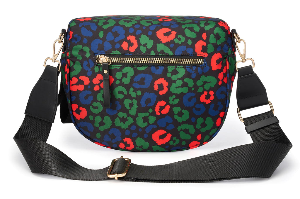 FEIBOON Spacious Nylon Crossbody Bag Bum Bag Handbags Wallets Purses Trendy Shoulder Bag for Women