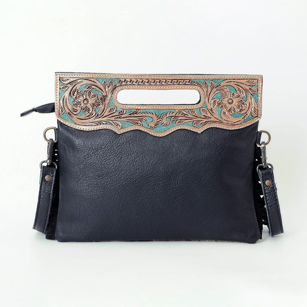 Women Natural Cowhide Leather Crossbody Sling Bag With Adjustable Detachable Strap | Shoulder Bag | Handbag