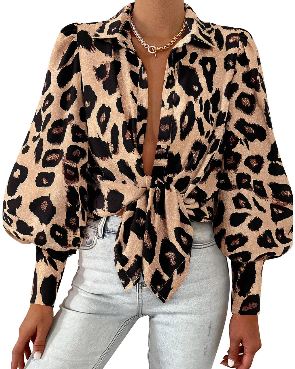 BTFBM Blouses for Women Dressy Casual Long Sleeve Shirts | Lapel V Neck Button Down Shirt, Boho Tops, Disco Outfits, Business Casual Blouse, Fashion Clothing, Summer Fall Clothes 2026