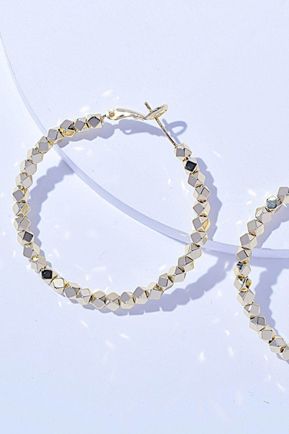Stylish Alloy Hoop Earrings for Everyday Wear