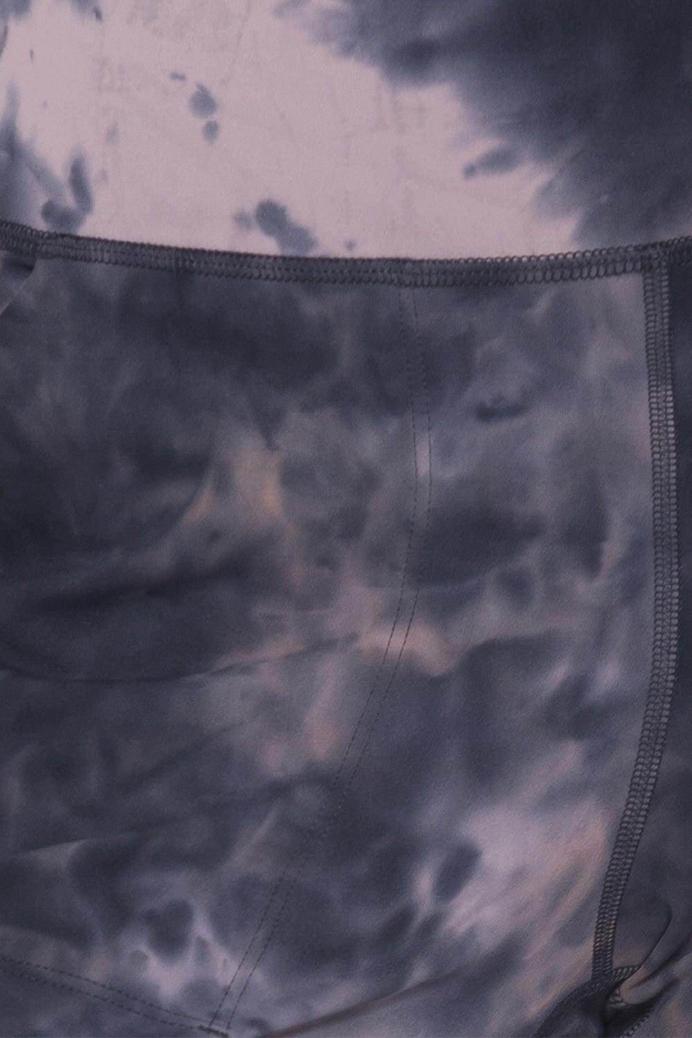 Leggings Depot Tie-Dye High Waist Cropped Leggings for Women