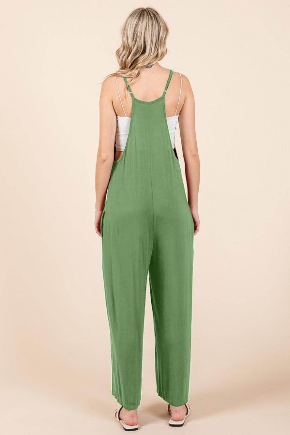 Culture Code Full Size Sleeveless Wide Leg Jumpsuit