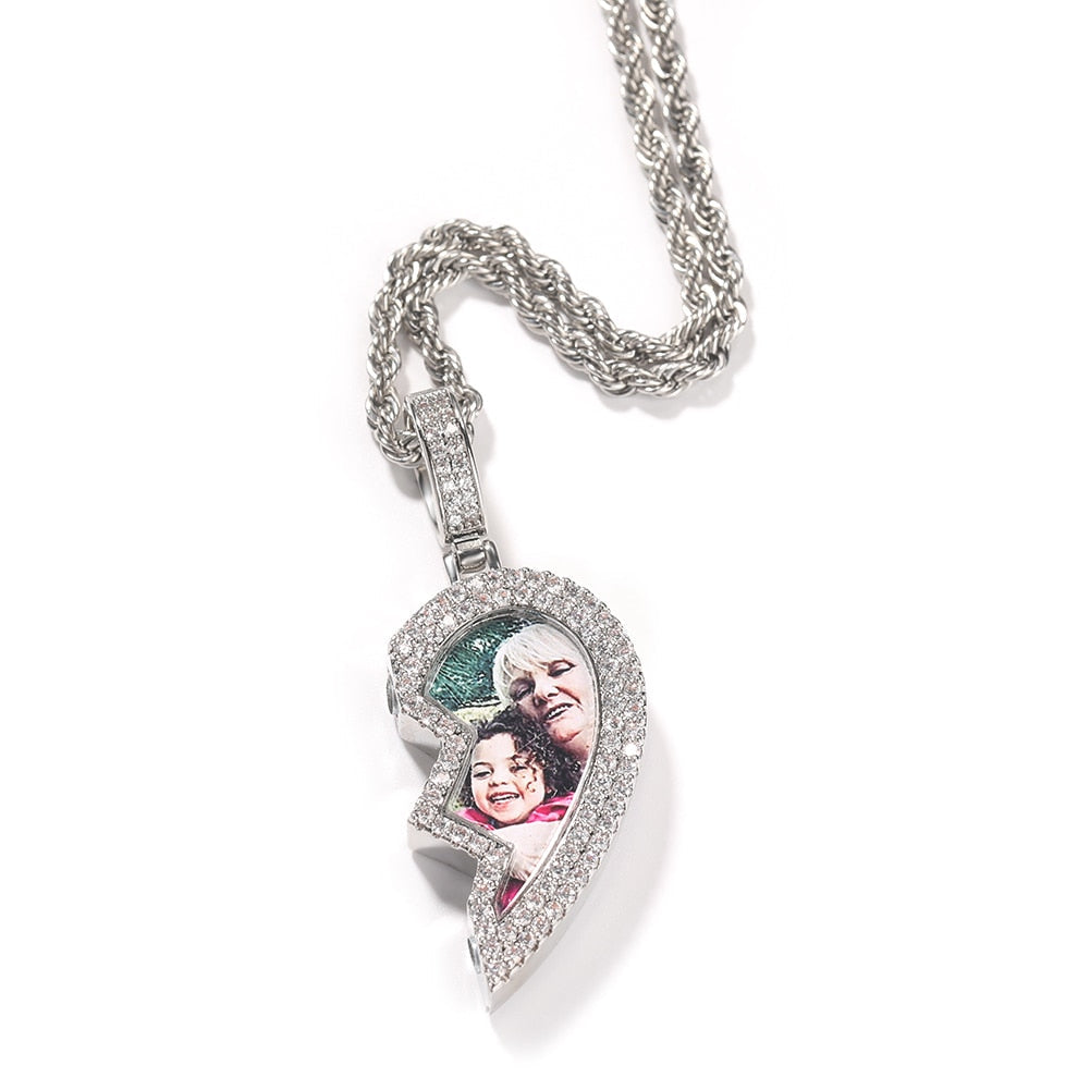 Broken Heart Photo 2 Pictures Pendant