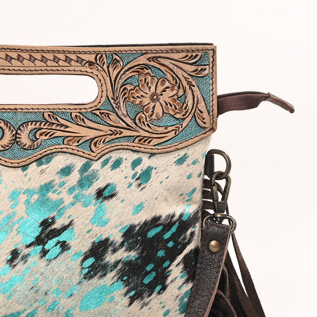 Women Natural Cowhide Leather Crossbody Sling Bag With Adjustable Detachable Strap | Shoulder Bag | Handbag