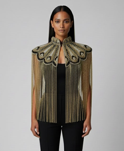 Gilded Fleur Cape