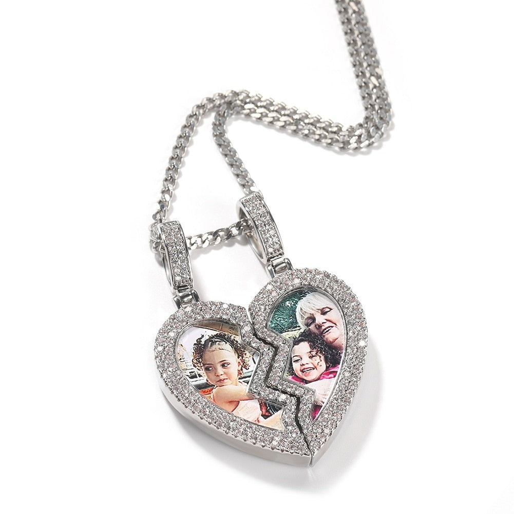 Broken Heart Photo 2 Pictures Pendant