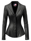 Black Rebel Women’s Black Leather Jacket Blazer