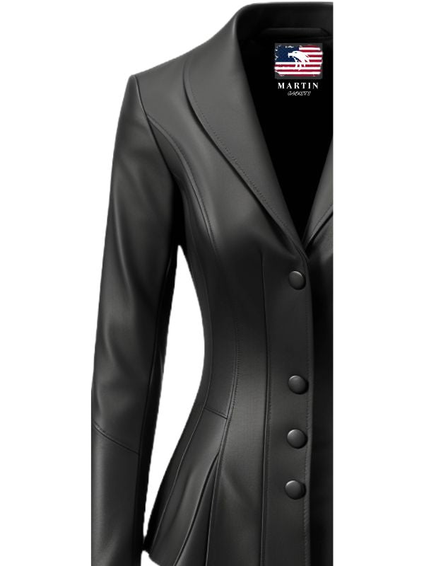 Black Rebel Women’s Black Leather Jacket Blazer
