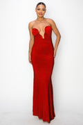 Glitter It Tube Maxi Dress