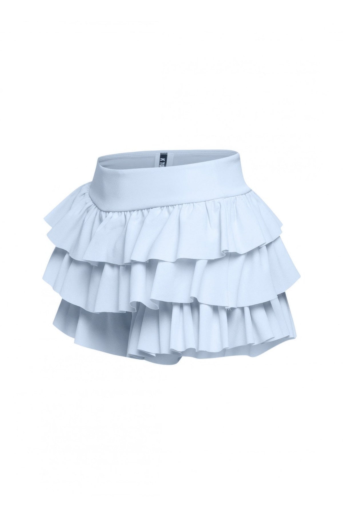 Solid Ruffled Shorts