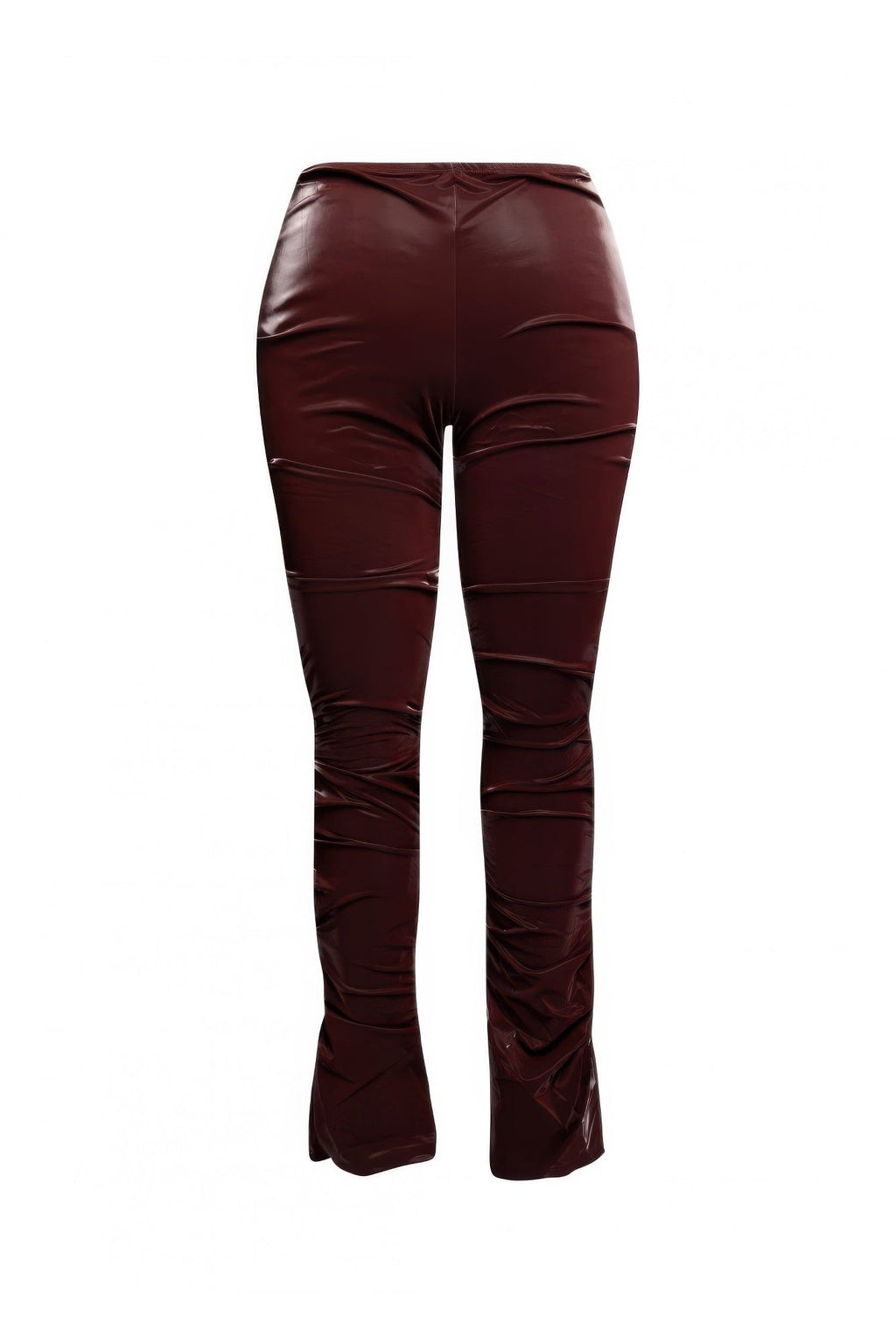 Velvet Pu Ruched Pants