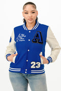 Patch Varsity Bomber Jacket
