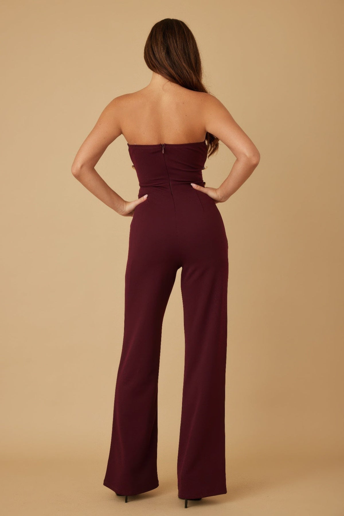 Multi Flat Mirror Stone Jumpsuit
