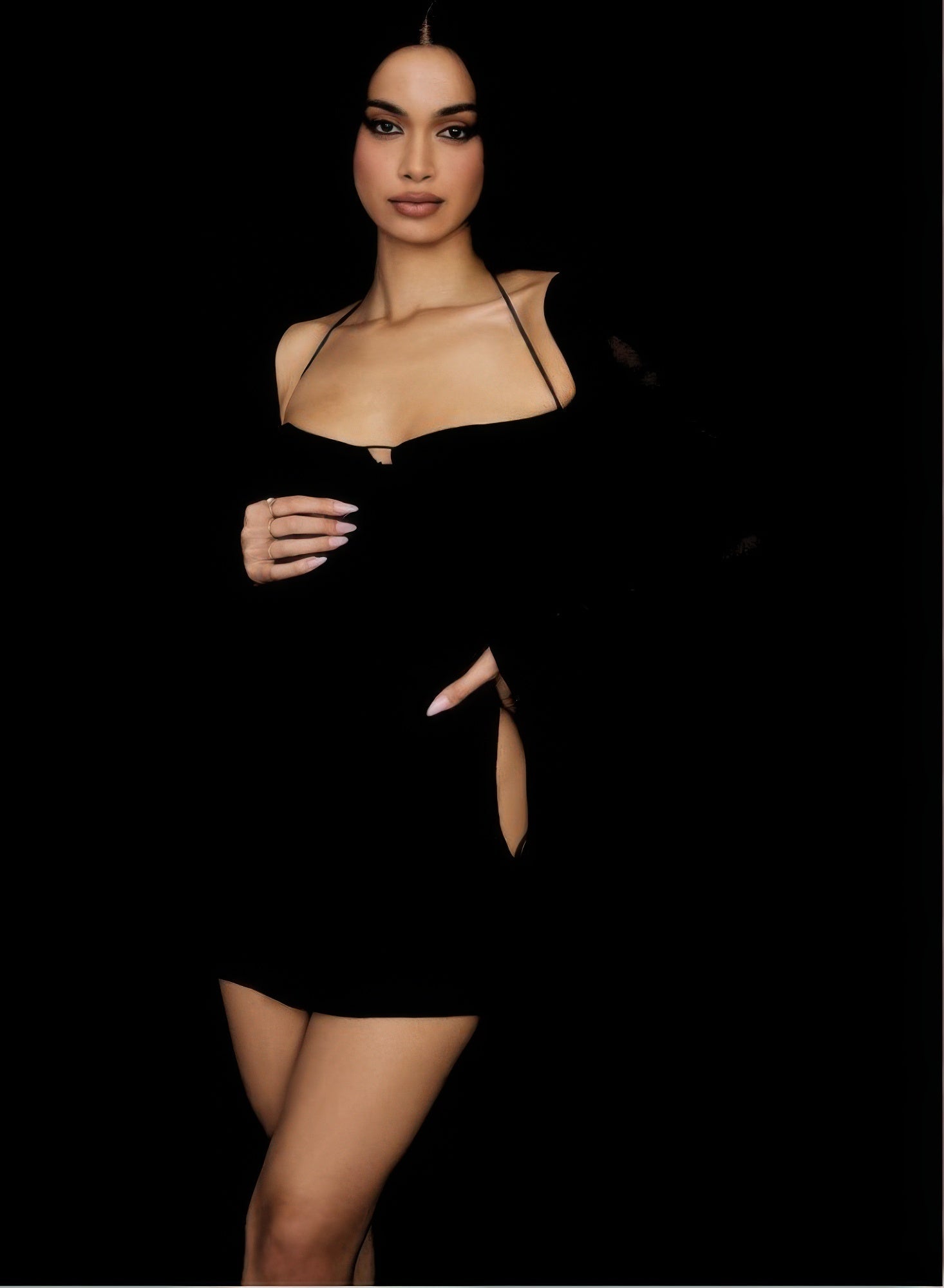 Peek Hole Mini Dress