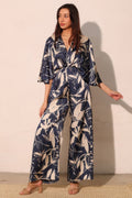 Dreaming Lily Satin Cape Jumpsuit