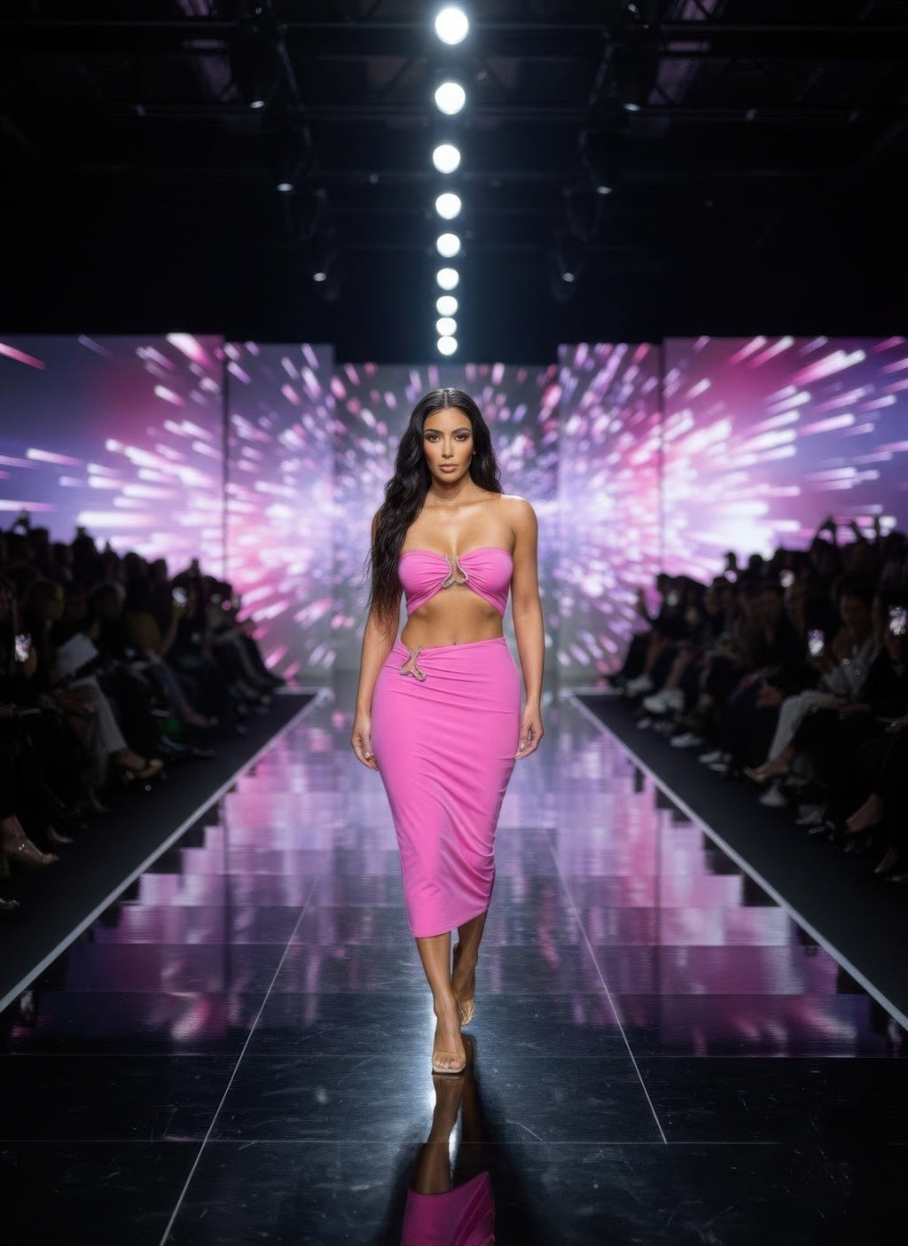 A Sharp Triangular Cutout Midi