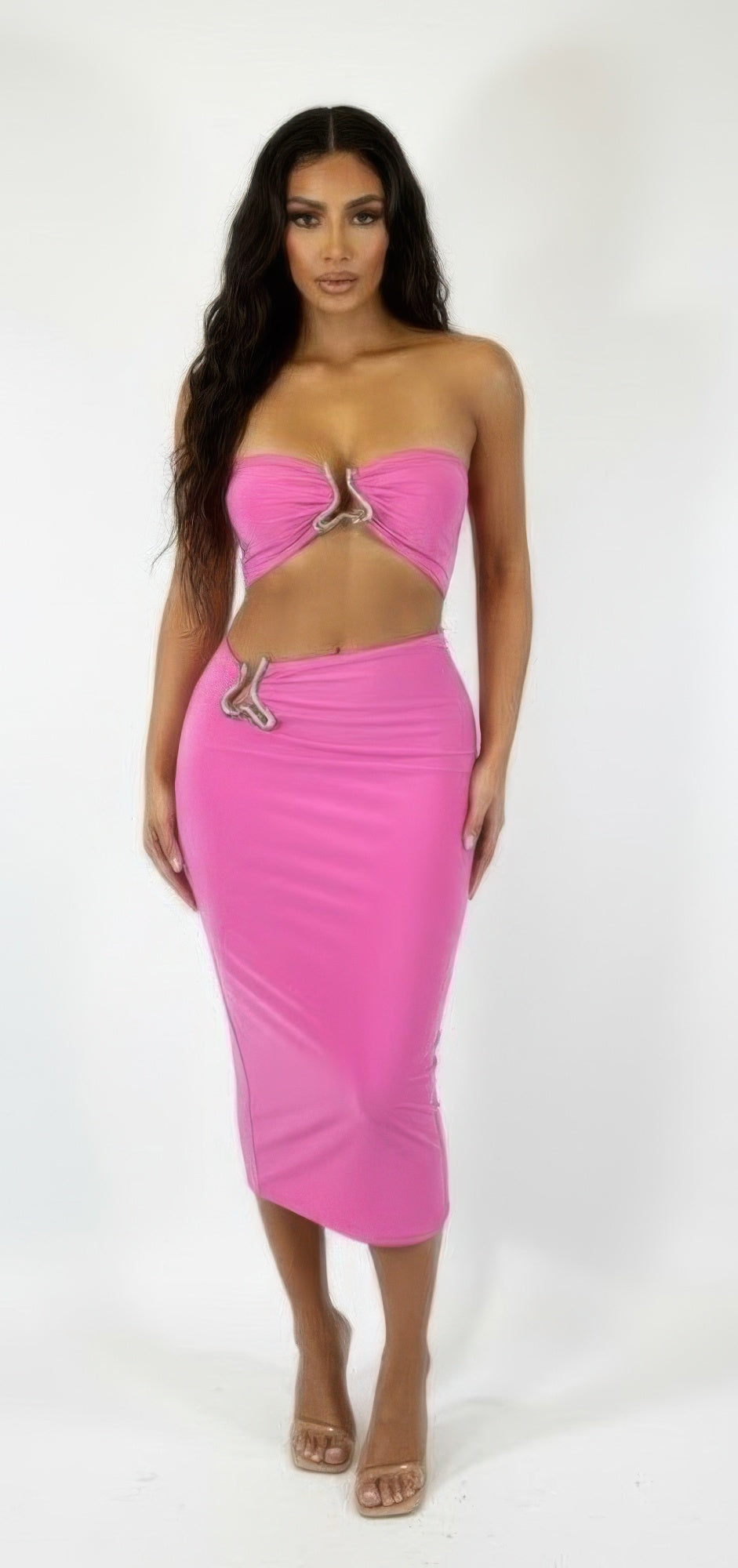 A Sharp Triangular Cutout Midi