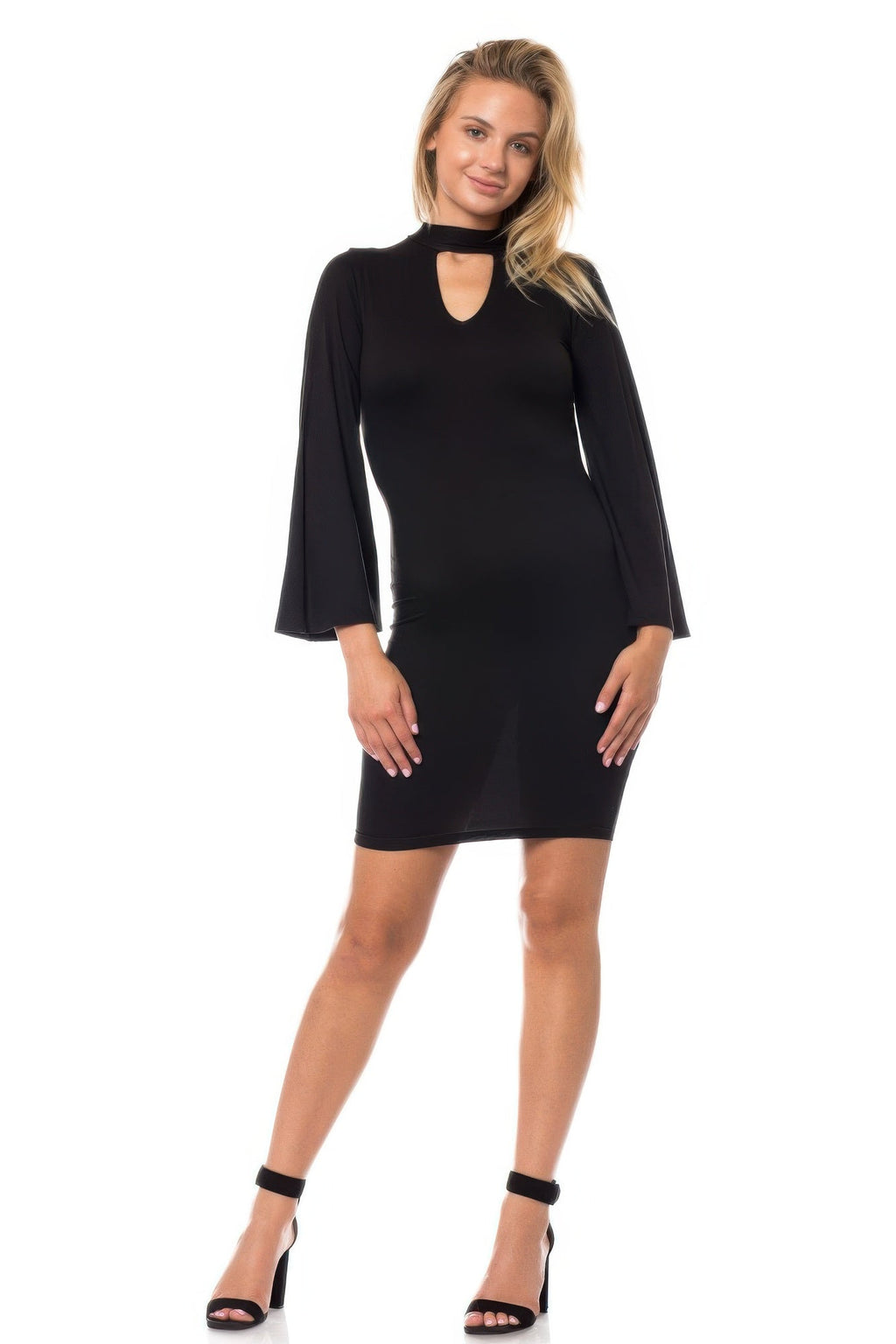 Dty Brush Knee Length Dress