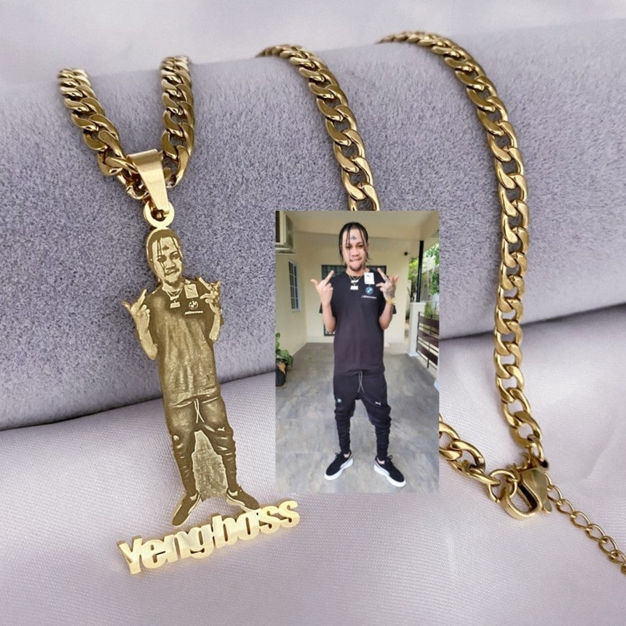 Custom Photo Necklace Picture Pendant Name Memory Jewelry