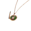 Wedding Gift For Couple Custom Color Photo Round Locket Necklaces Pendant