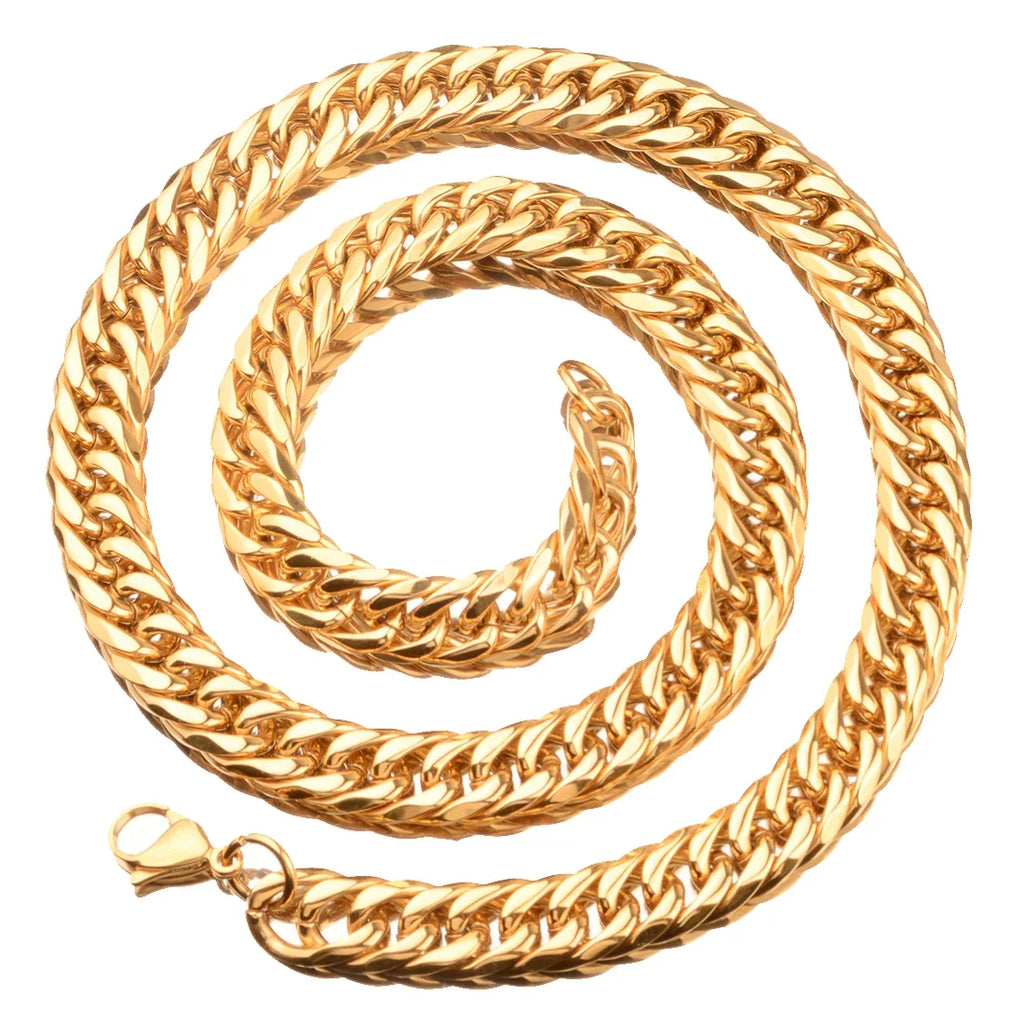 chunky gold necklace