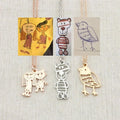 Actual Kids Drawing Necklace Art Gift Customized Personalized Necklace Children Artwork Necklace